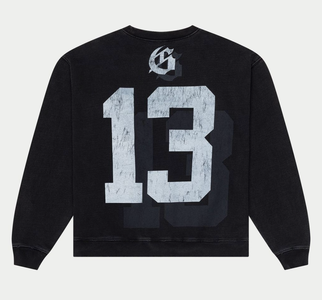 Godspeed Tee L/S Seeing Double Sweatshirt Black Wash