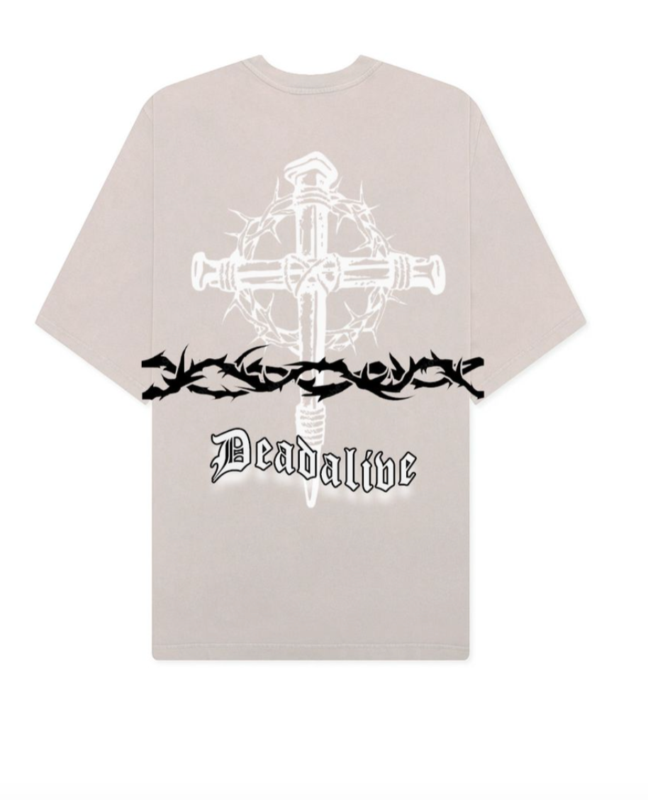 D2506 - Mid Night Garment Dye Tshirts Vintage Bone