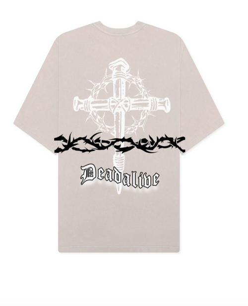 D2506 - Mid Night Garment Dye Tshirts Vintage Bone