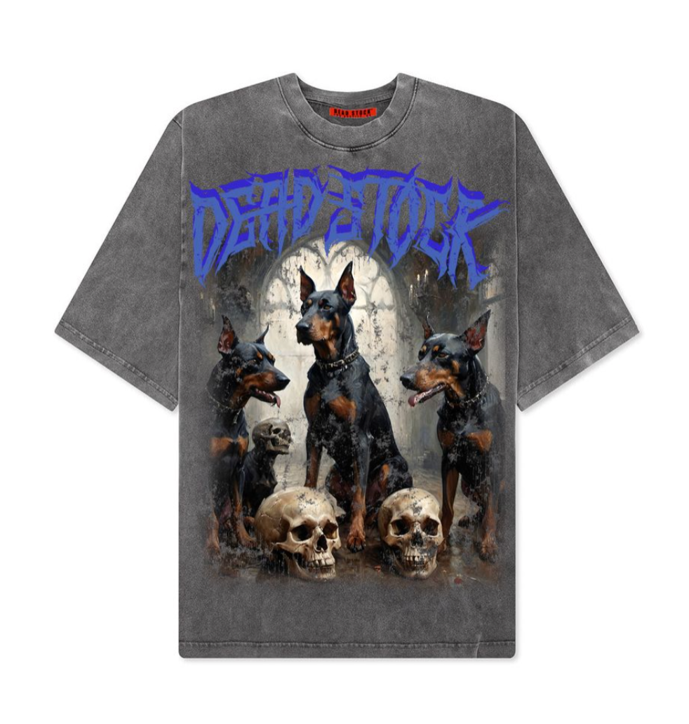 D2507 - Defender Garment Dye Tshirts Vintage Black