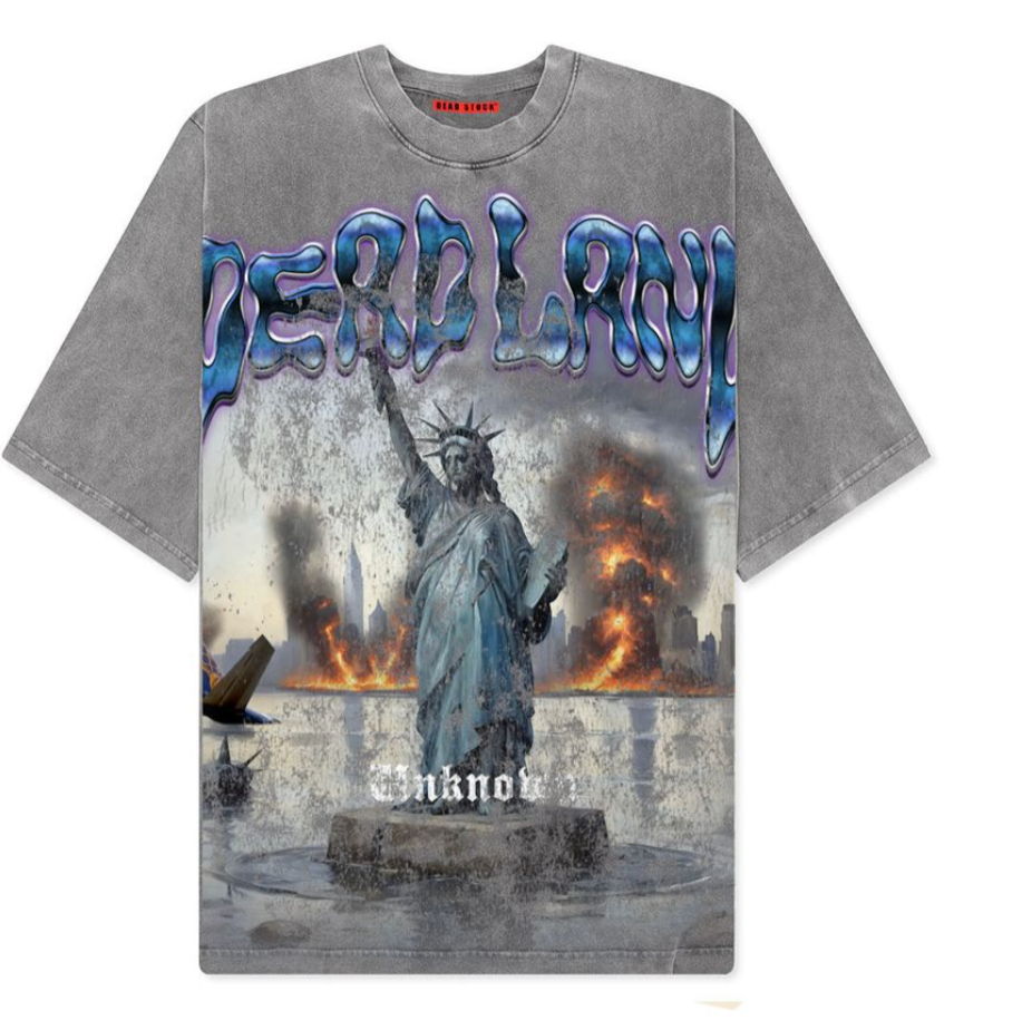 D2511 - Dead Land Garment Dye Tshirts Vintage Gray
