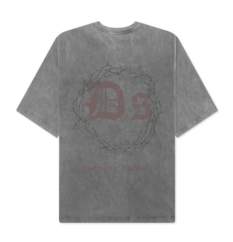 D2511 - Dead Land Garment Dye Tshirts Vintage Gray