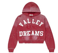 VALE- CLASSICO RUBY RED ZIP UP HOODIE