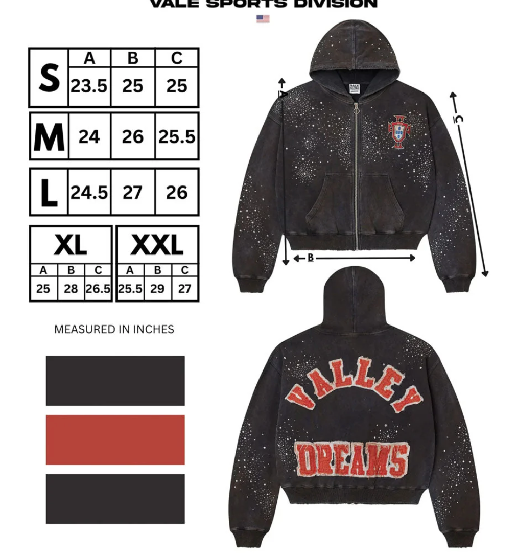 VALE-PLUTO CLUSTERED ZIP UP HOODIE