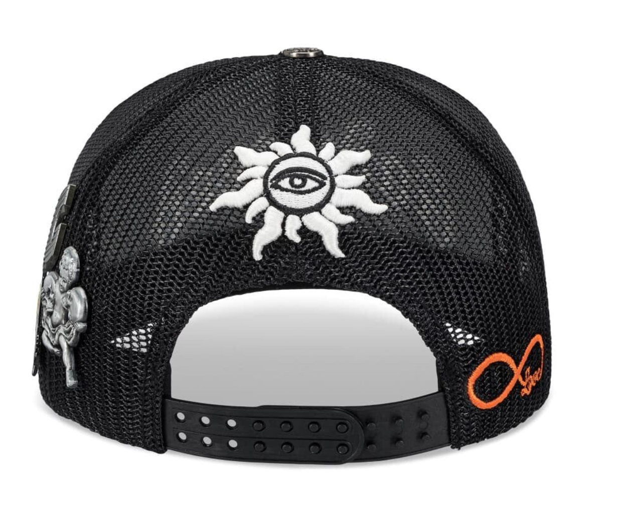 GODSPEED HAT LEATHER BLACK GS FOREVER TRUCKER