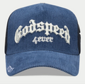 GODSPEED HAT CORDUROY SAPHIRE BLUE GS FOREVER TRUCKER