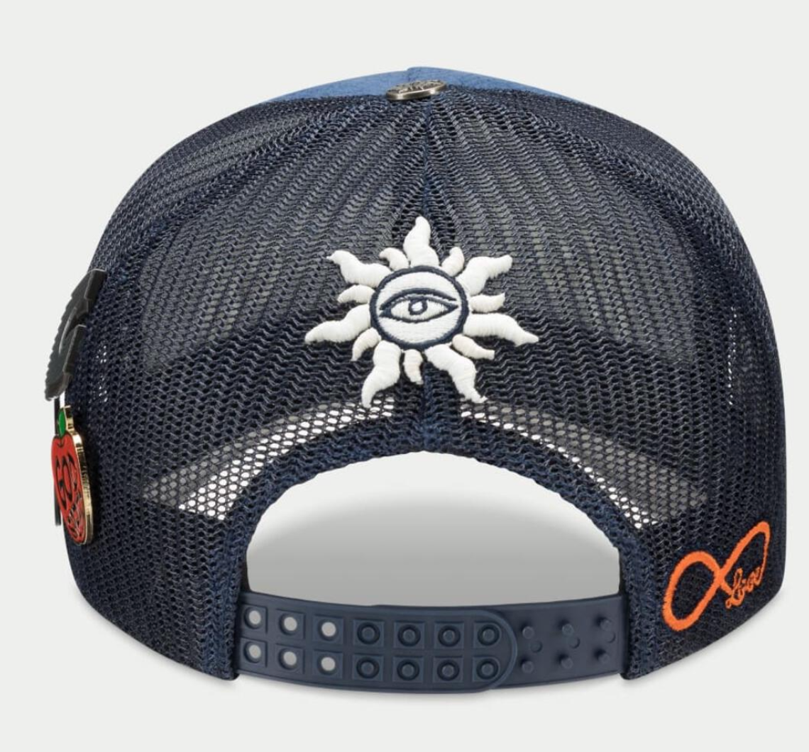 GODSPEED HAT CORDUROY SAPHIRE BLUE GS FOREVER TRUCKER