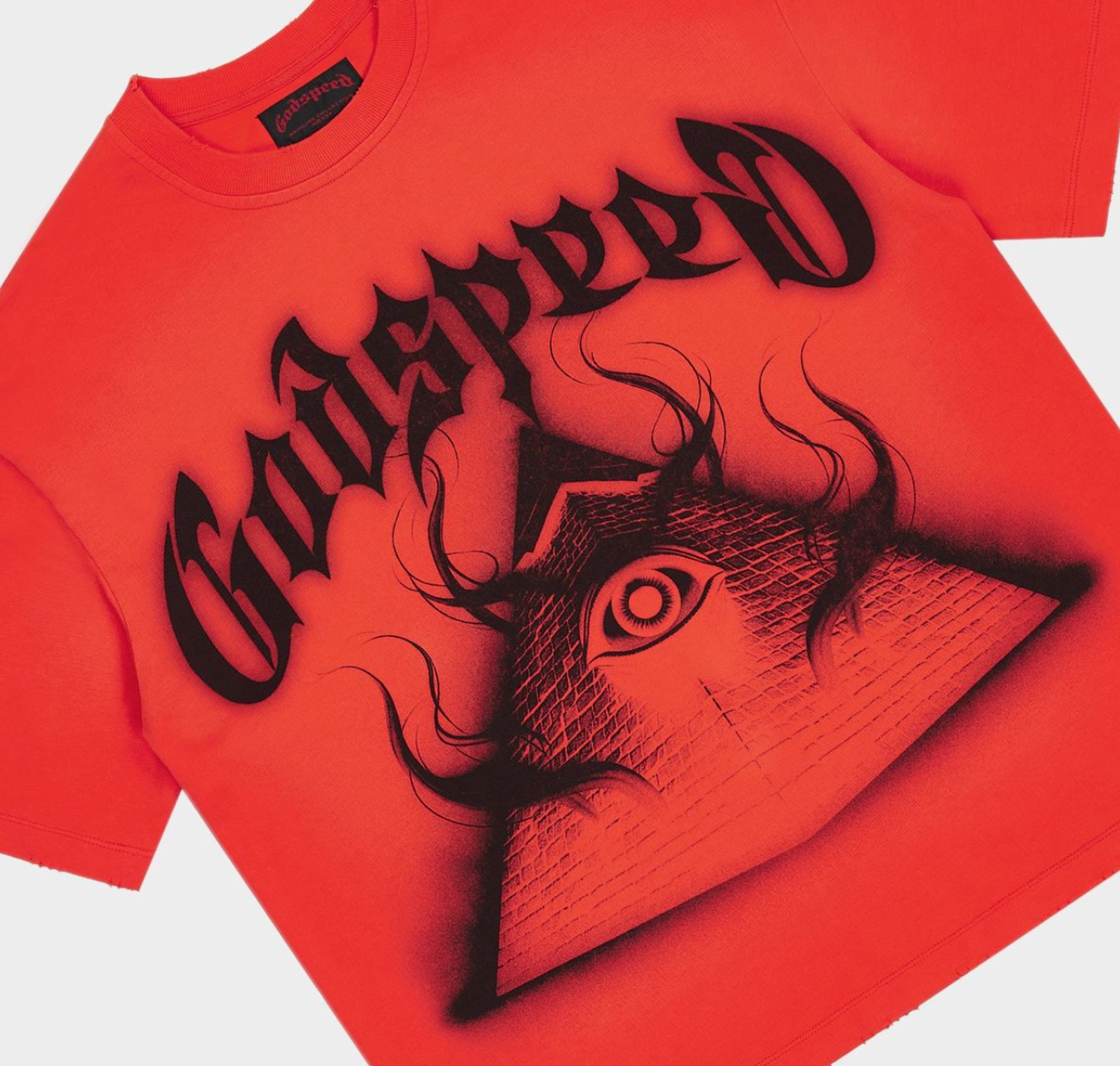 Godspeed Tee Red  A.S.E