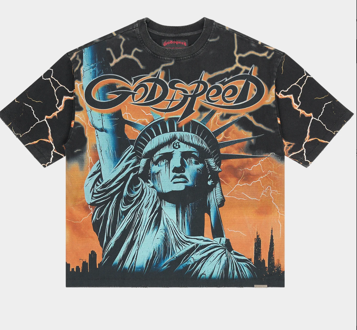 Godspeed Tee Orange Voltage T-shirt