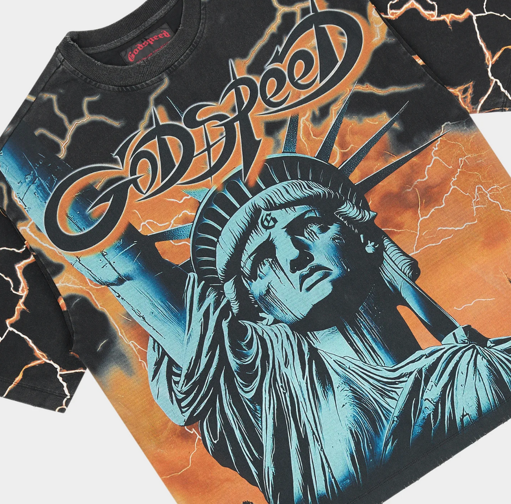 Godspeed Tee Orange Voltage T-shirt