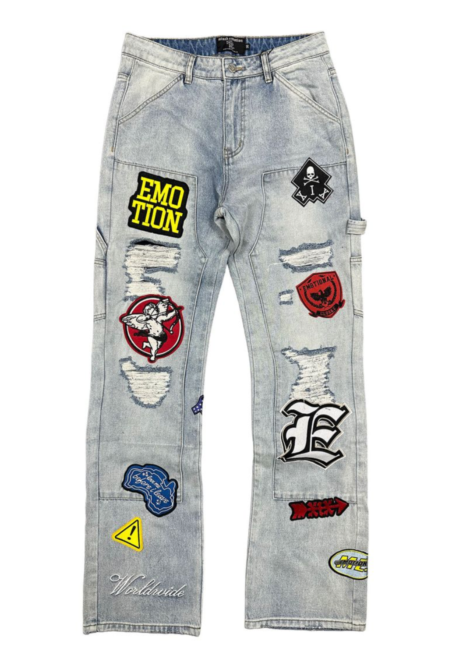 MIXED EMOTION JEANS WORKER