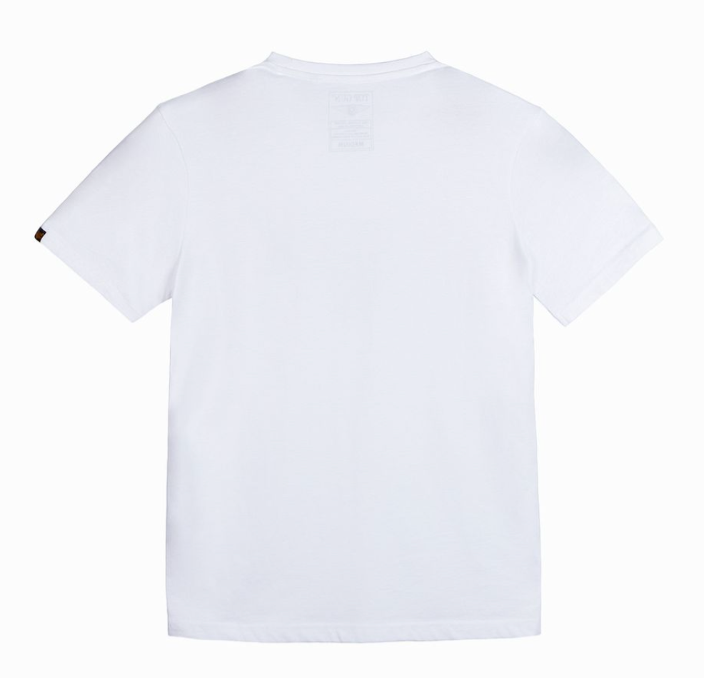 TGM2520 WHITE TOP GUN® "VINTAGE LOGO" TEE