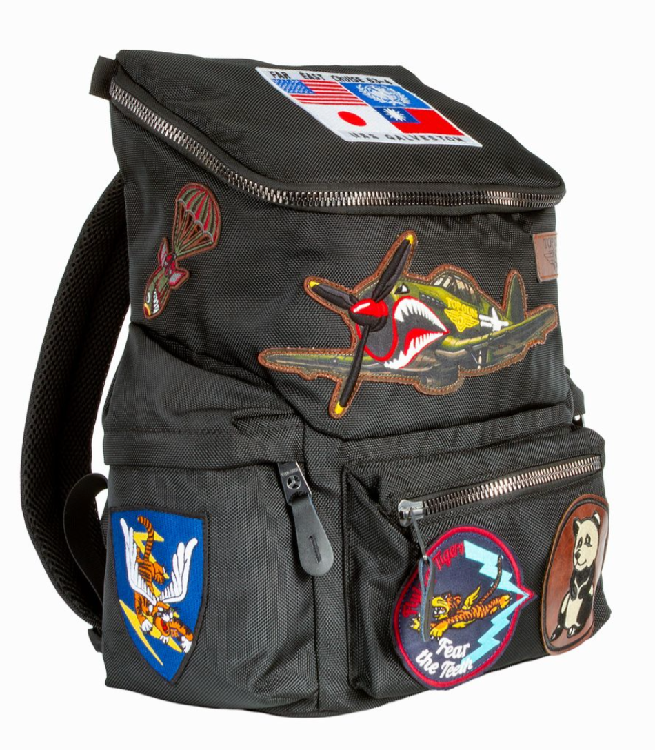 TGB2639 BLACK Top Gun® Flying Tigers Backpack