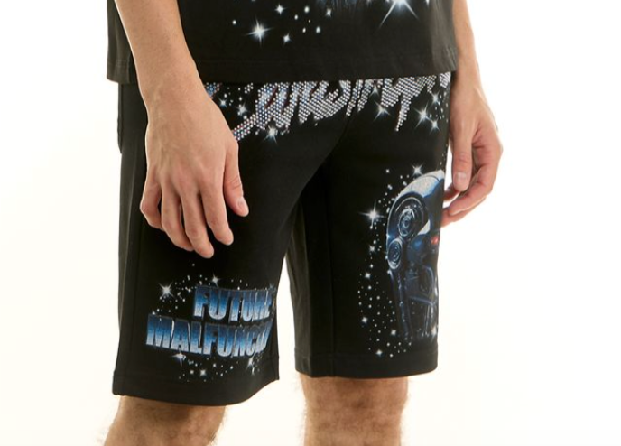 KNC032 SHORT BLACK