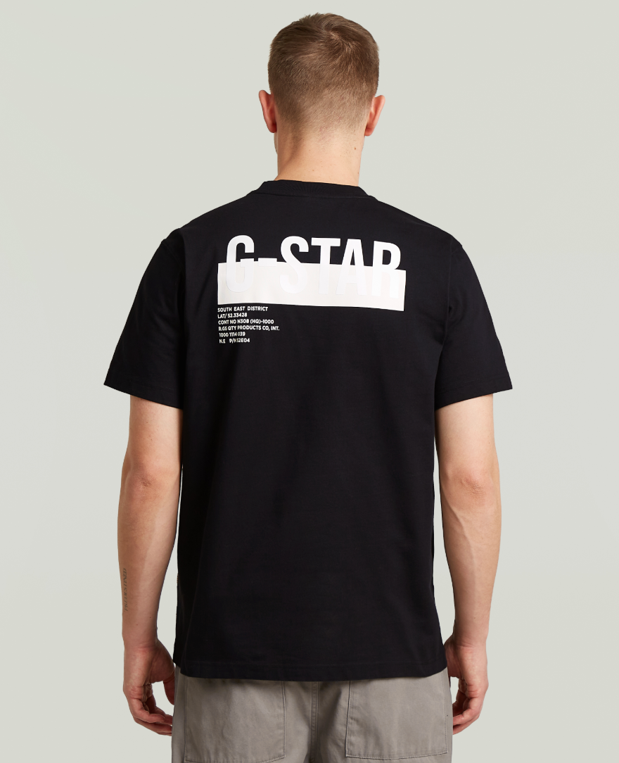 D30307-C784 - GSTAR TEE DK BLACK