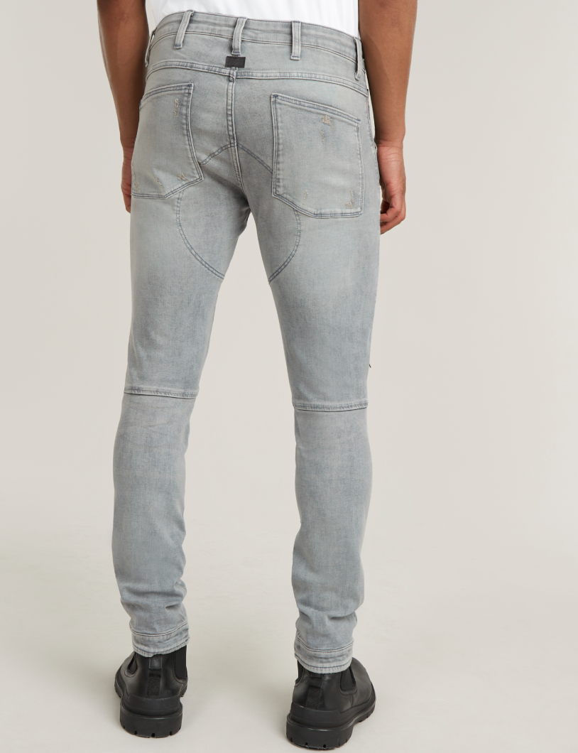 D01252-A634 GSTAR JEAN VINTAGE OREON GREY DESTROYED