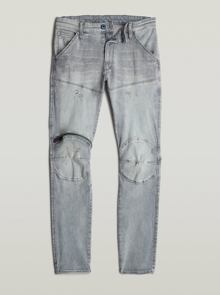 D01252-A634 GSTAR JEAN VINTAGE OREON GREY DESTROYED