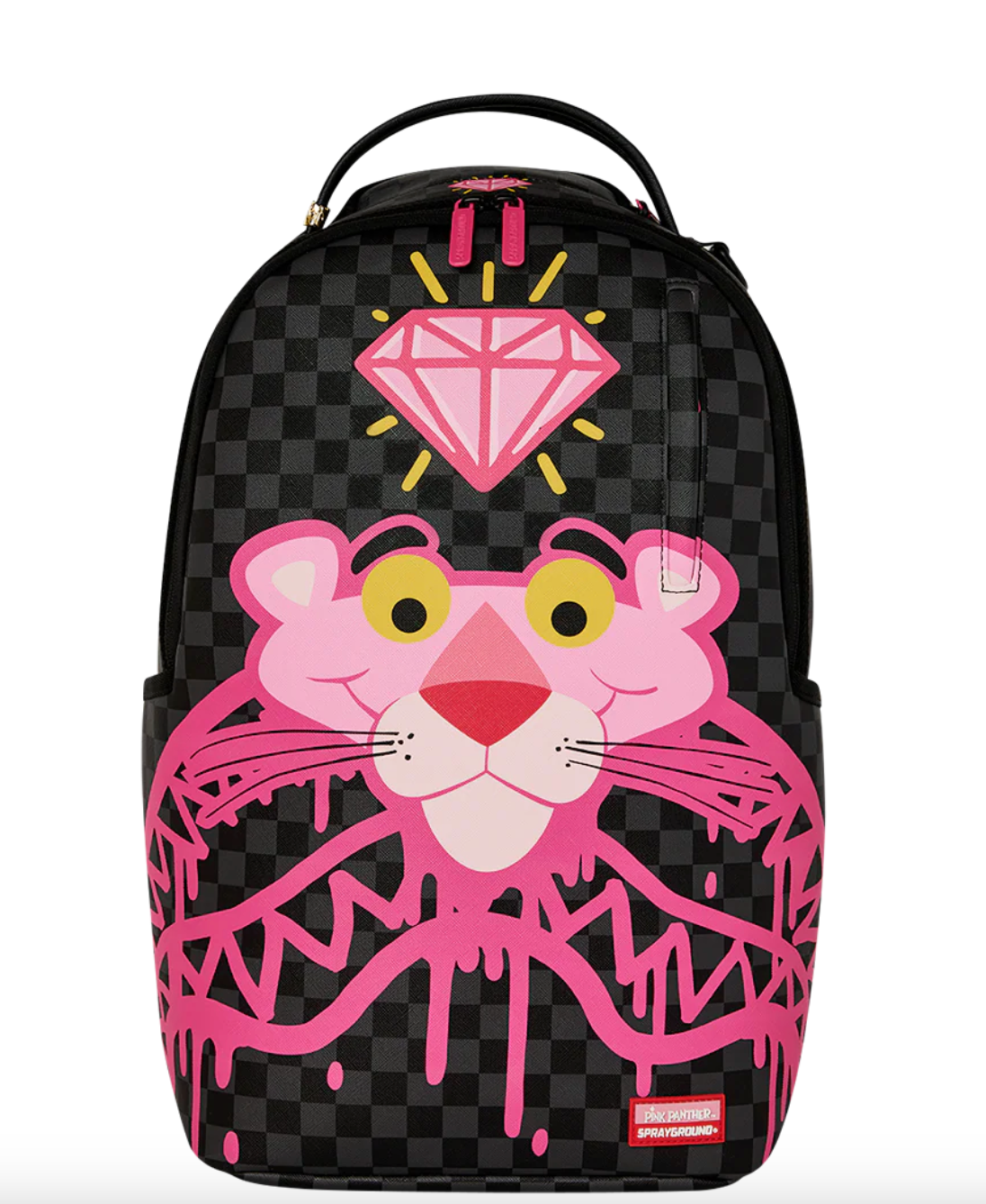 SGB8790 PINK PANTHER DIAMOND SHARK BACKPACK