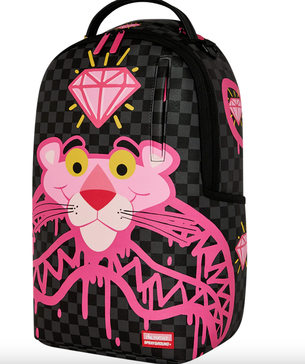 SGB8790 PINK PANTHER DIAMOND SHARK BACKPACK