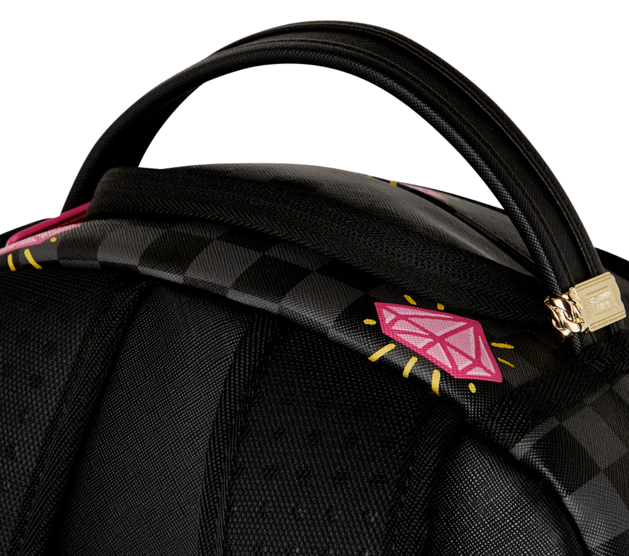 SGB8790 PINK PANTHER DIAMOND SHARK BACKPACK