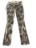 Premium Milano PM003F25-220 Zip White Stone Stacked Flare Jeans Cloud Wash
