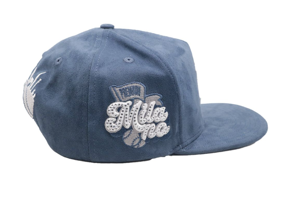 Premium Milano Navy White Unisex NY Snapback