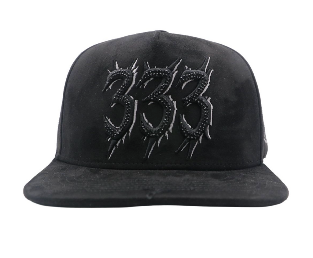 Premium Milano Unisex 333 Snapback Hat 2623 Black