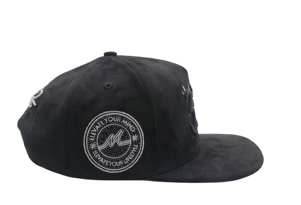 Premium Milano Unisex 333 Snapback Hat 2623 Black