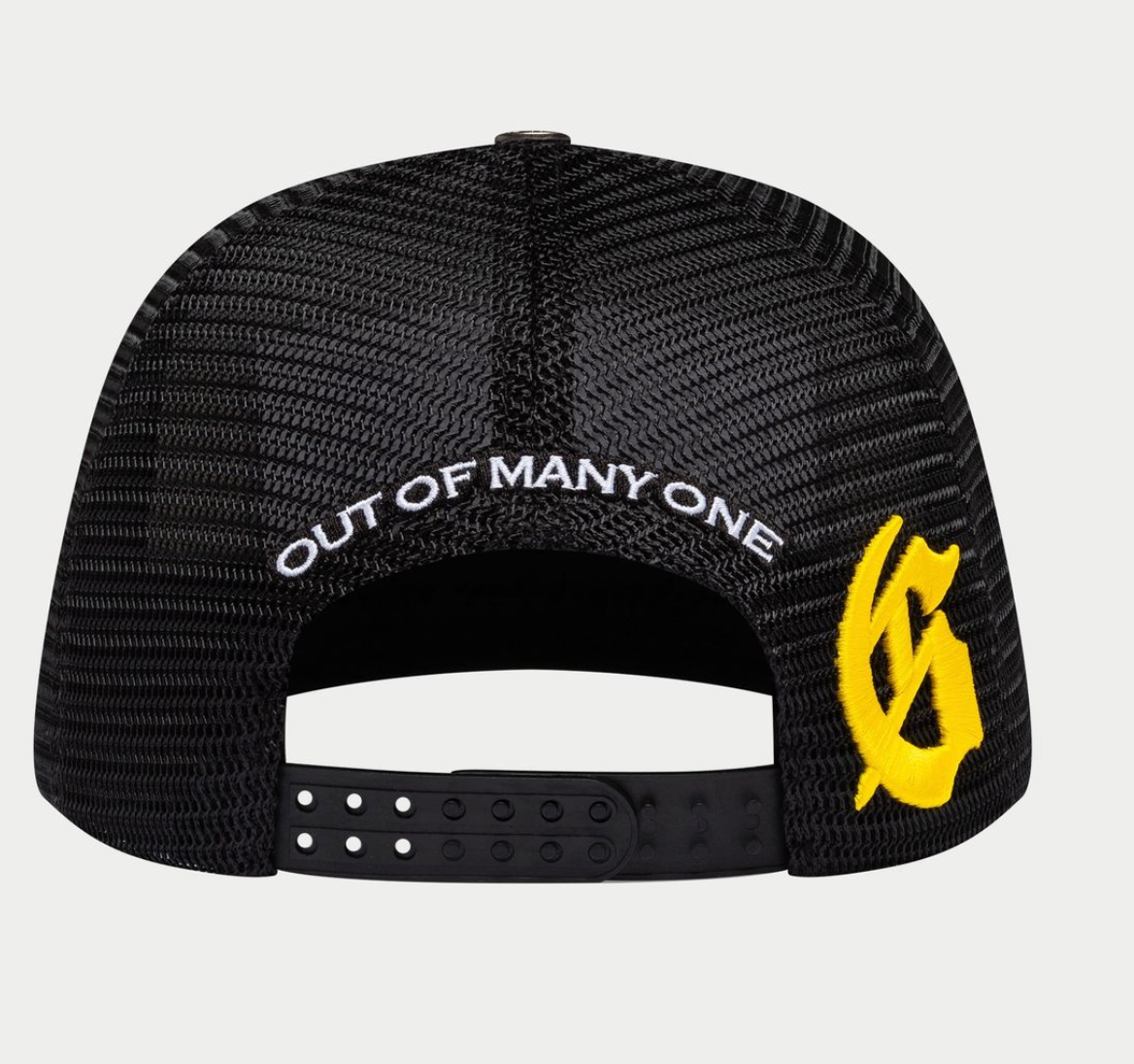 Godspeed Hat White / Black E Pluribus Trucker