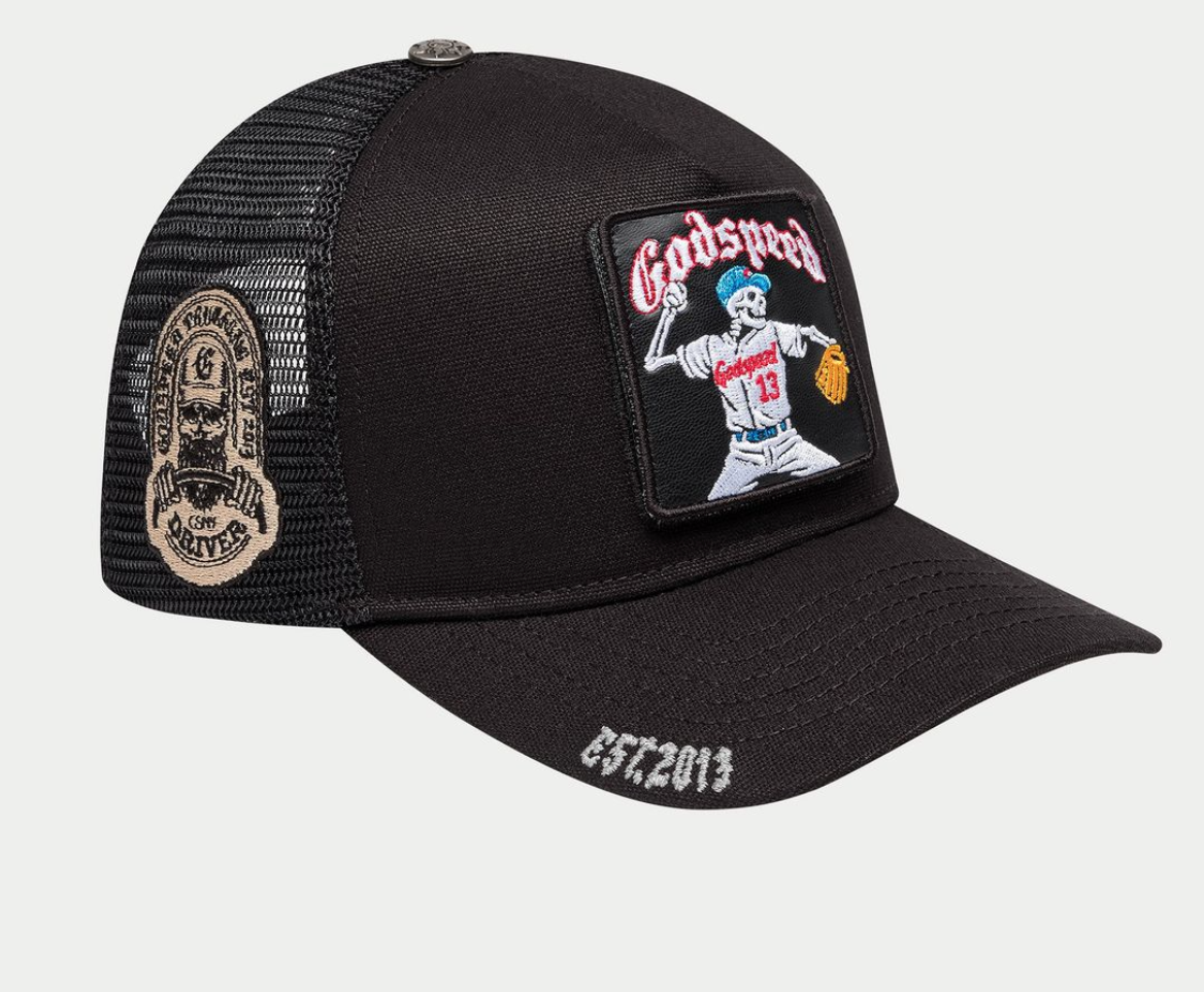 Godspeed Hat Black Mood Trucker Hat II - Interchangeable Patches