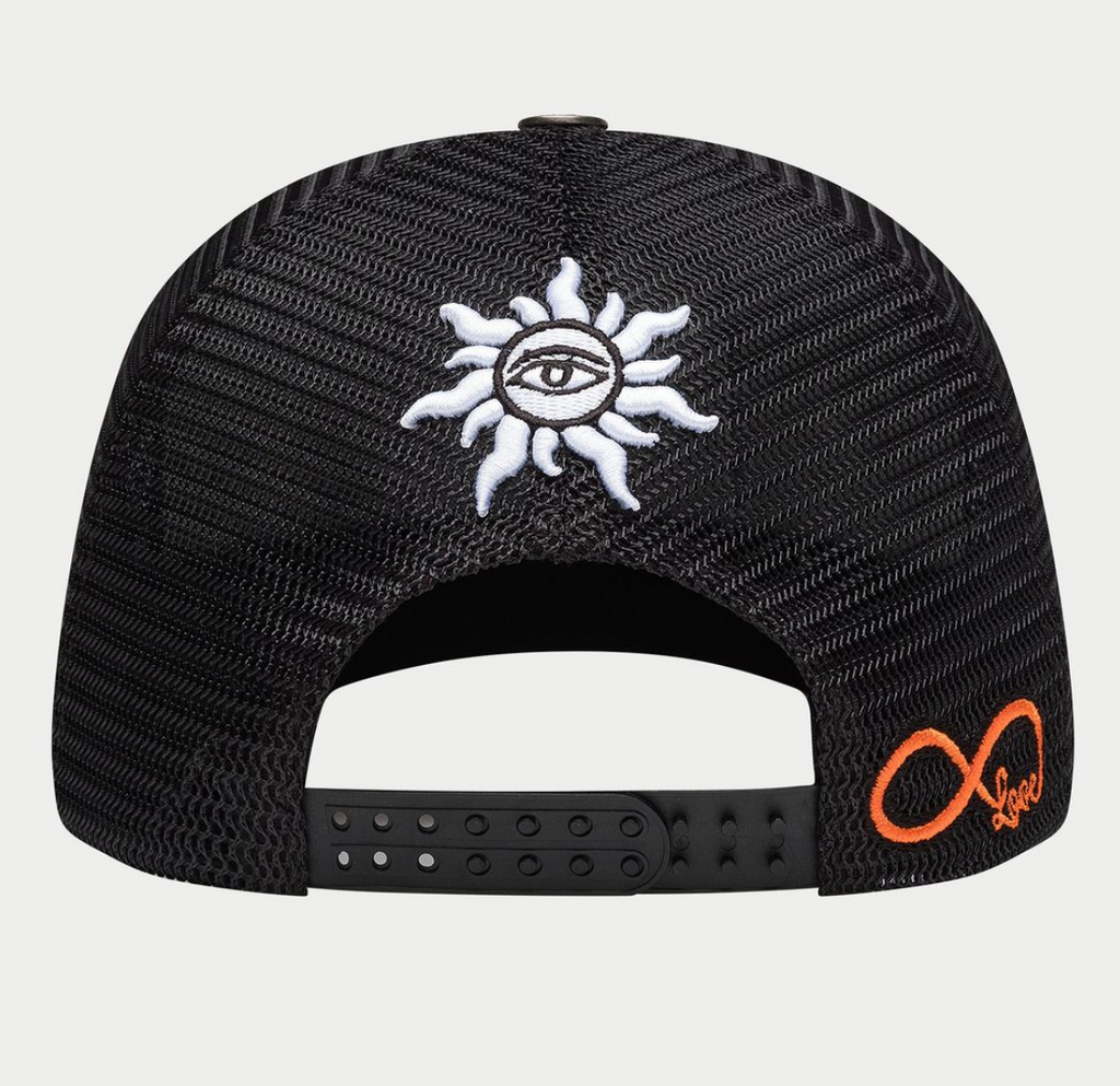 Godspeed Hat  White/Red Mood Trucker Hat II - Interchangeable Patches