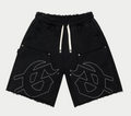 Godspeed Short Black Carpenter Distressed Shorts