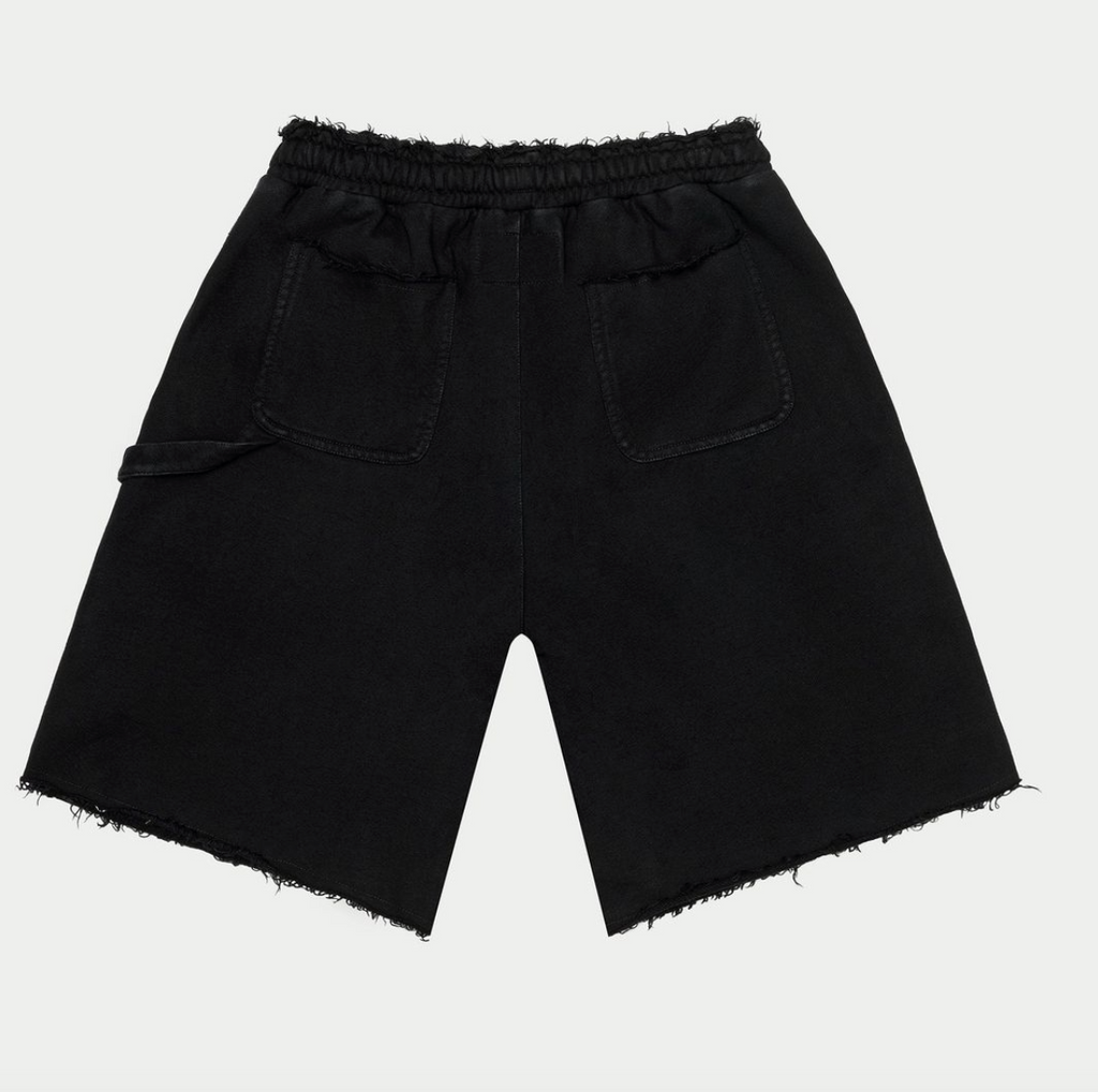 Godspeed Short Black Carpenter Distressed Shorts