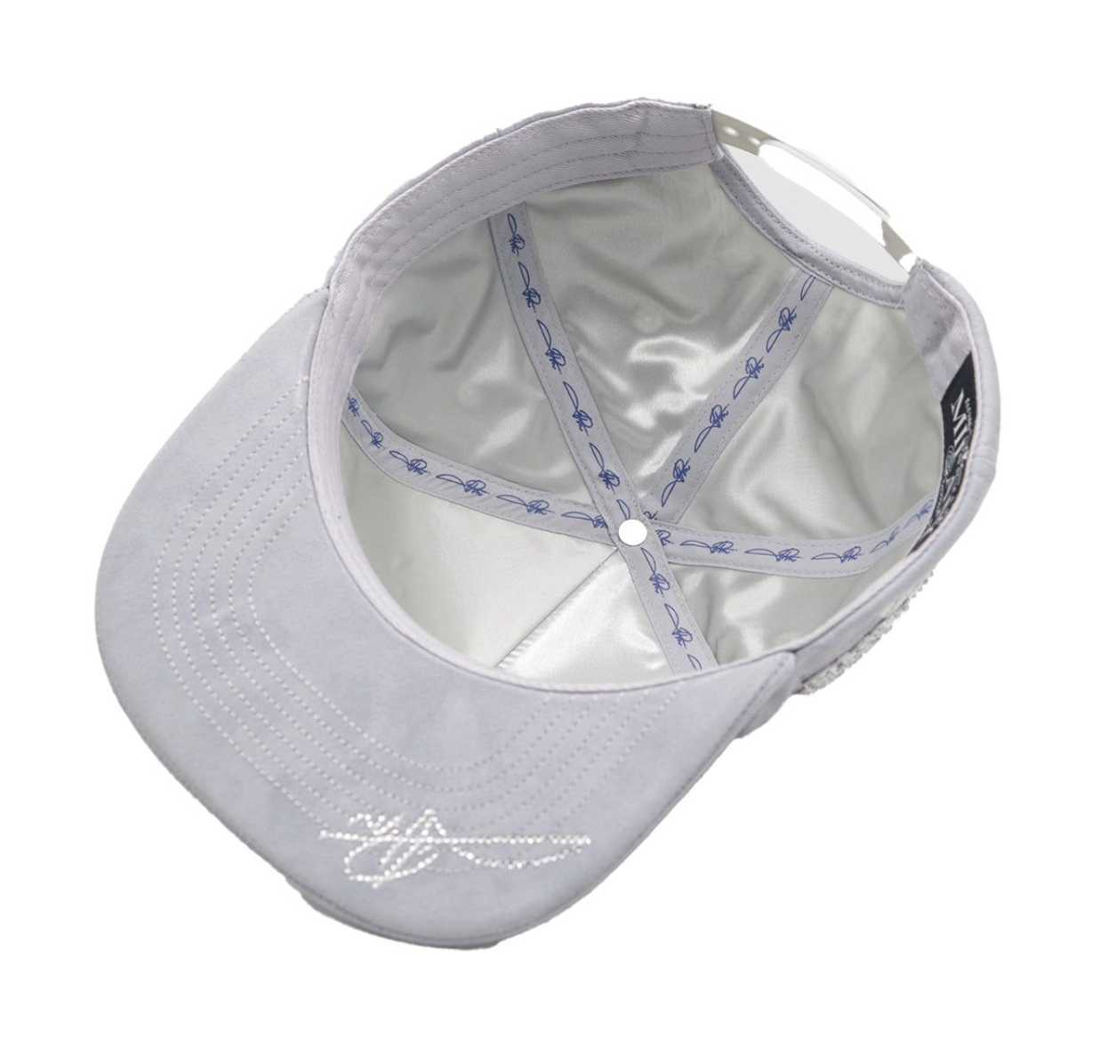 Premium Milano Grey Navy Unisex NY Snapback Hat