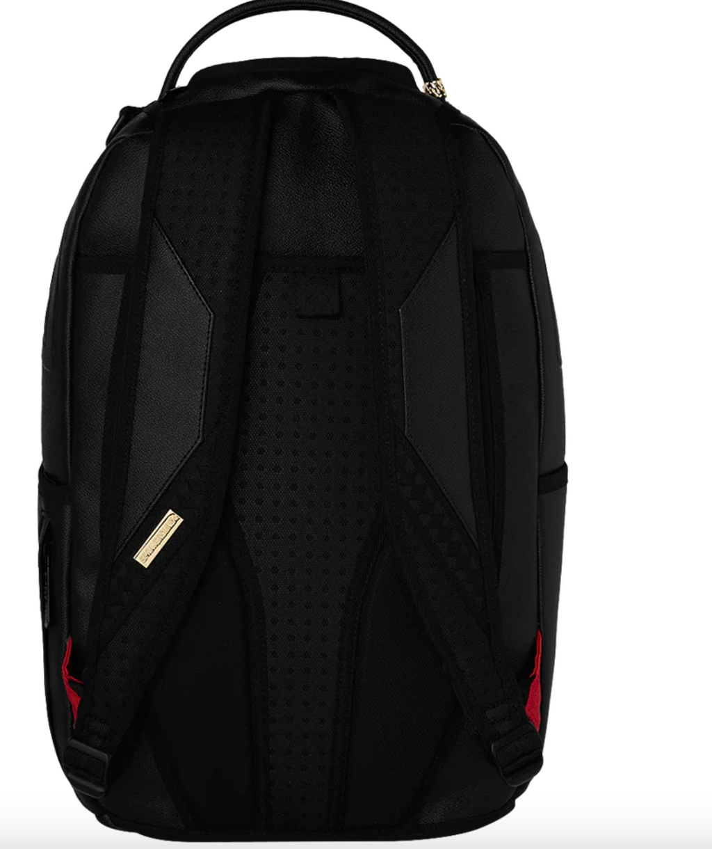 SGB8380-SPRAYGROUND GOLD BRICK DRIP BLACK BACKPACK