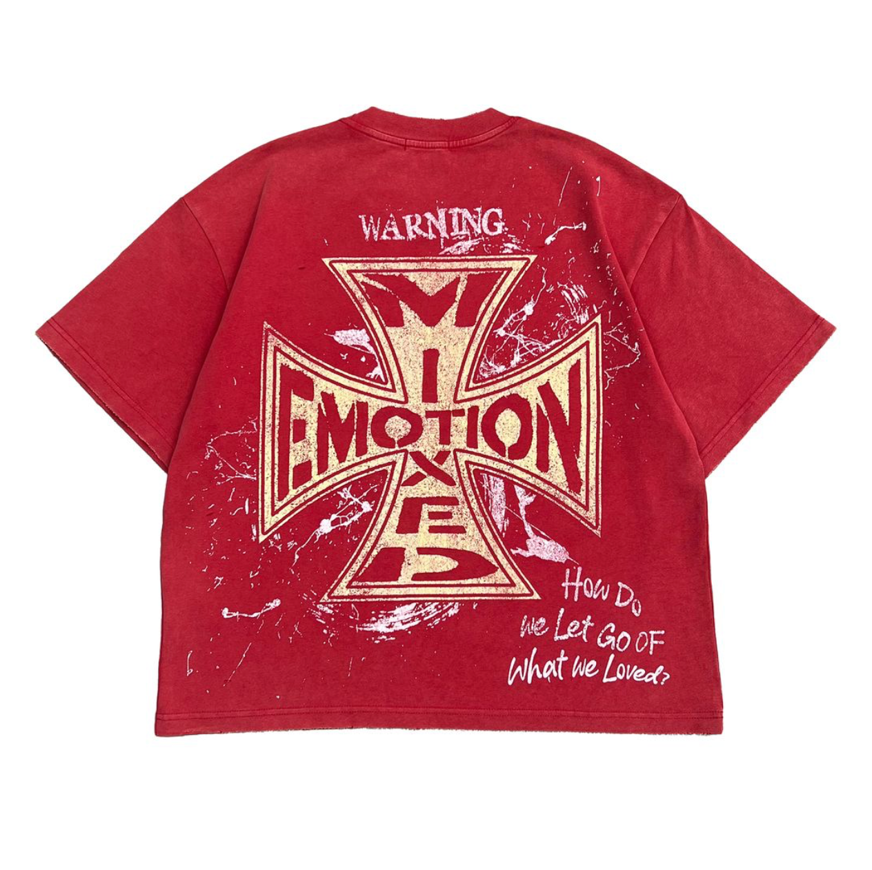 Mixed Emotion Tee Crimson