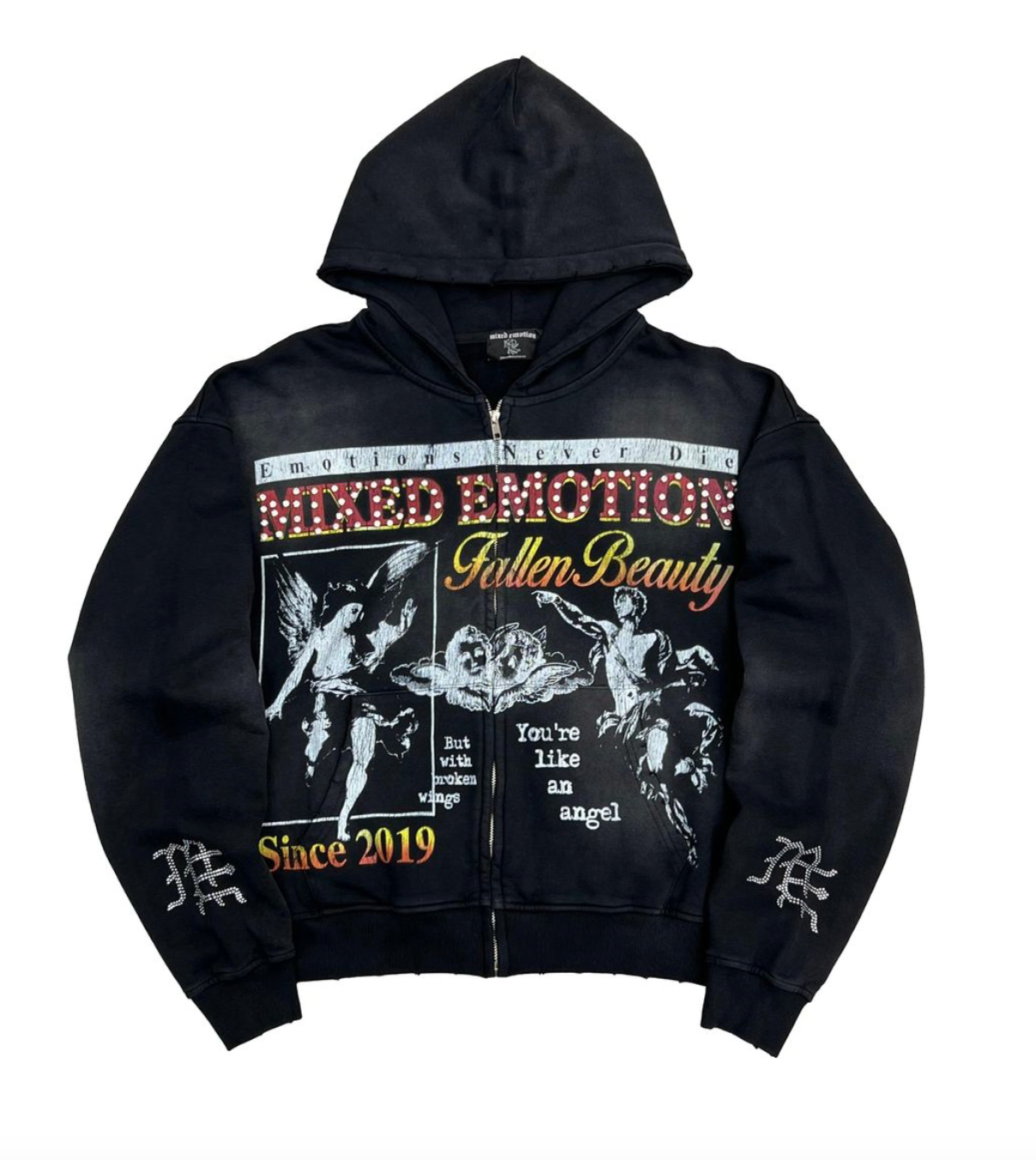 Mixed Emotion Hoodie Broken Wings