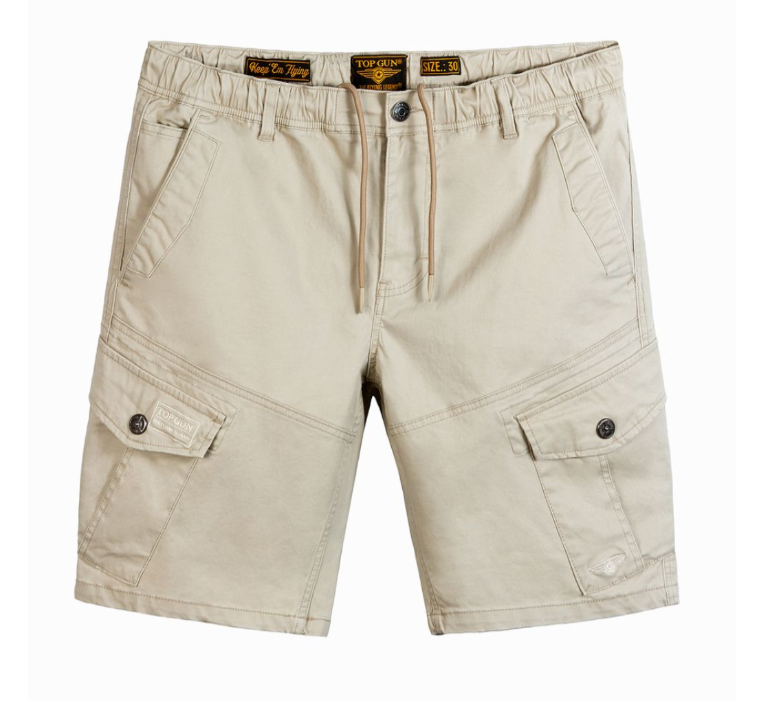 TGC2525S STONE - TOP GUN® "CARGO CLASSIC" SHORT
