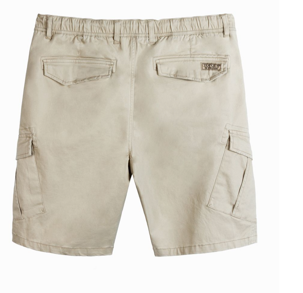 TGC2525S STONE - TOP GUN® "CARGO CLASSIC" SHORT