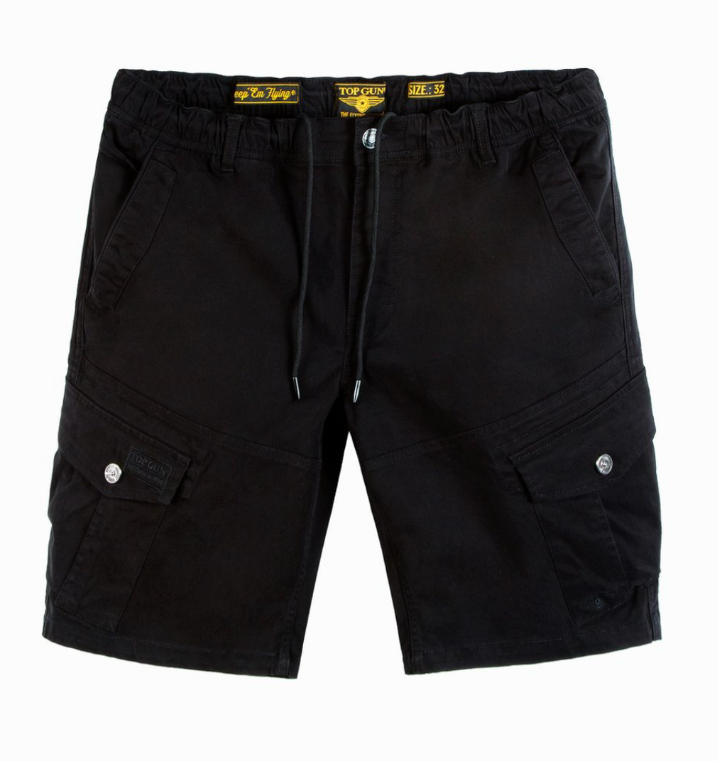 TGC2525S BLACK - TOP GUN® "CARGO CLASSIC" SHORT