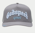 GODSPEED HAT GREY WHITE GS FOREVER TRUCKER