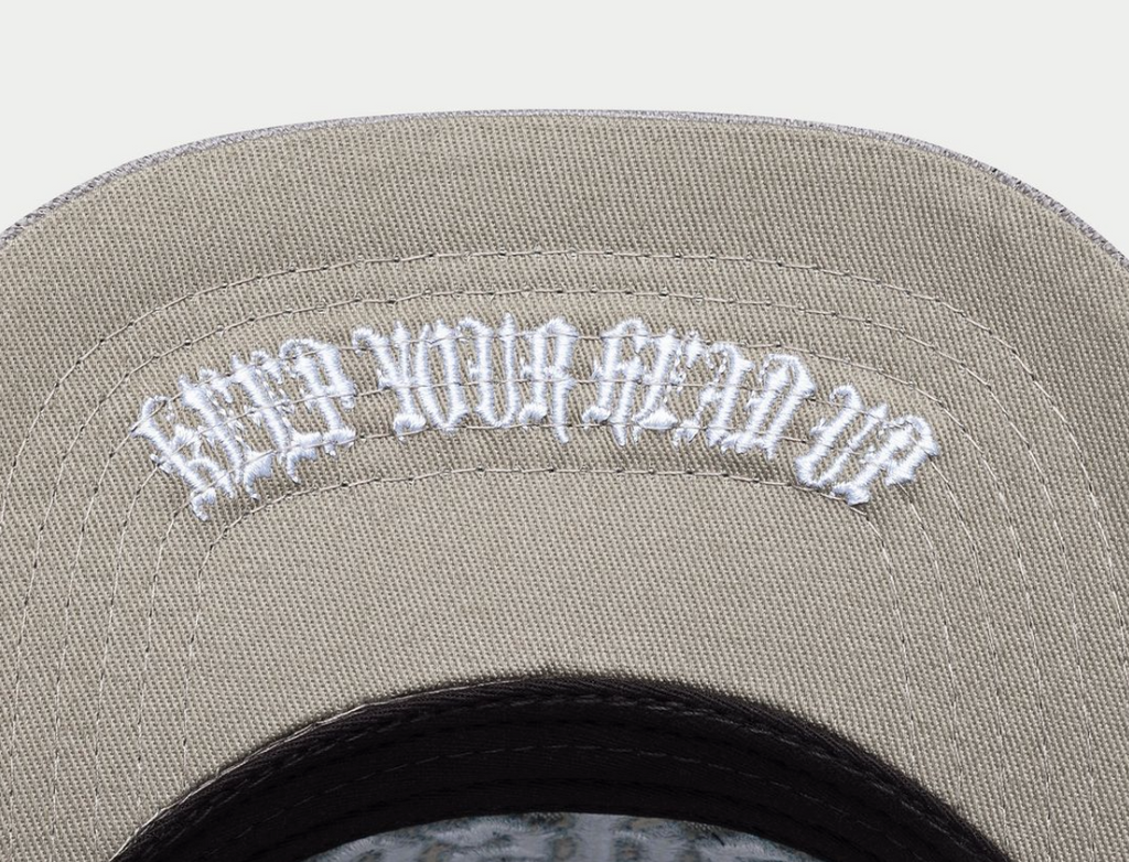 GODSPEED HAT GREY WHITE GS FOREVER TRUCKER