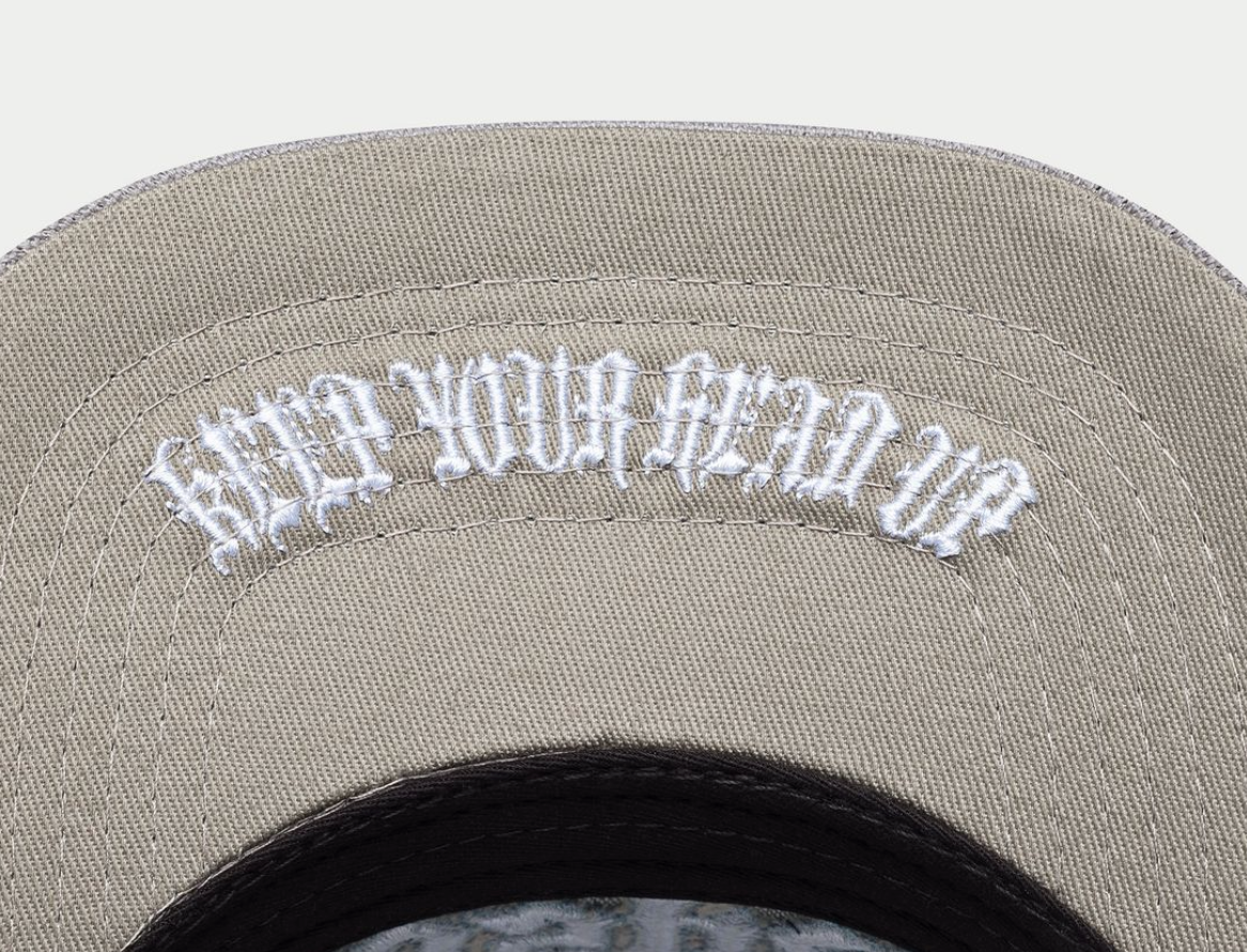 GODSPEED HAT GREY WHITE GS FOREVER TRUCKER