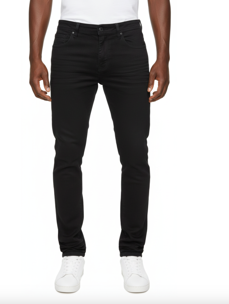 PC05B1 - Jet Black Arketype Jet Black Core Slim Jeans