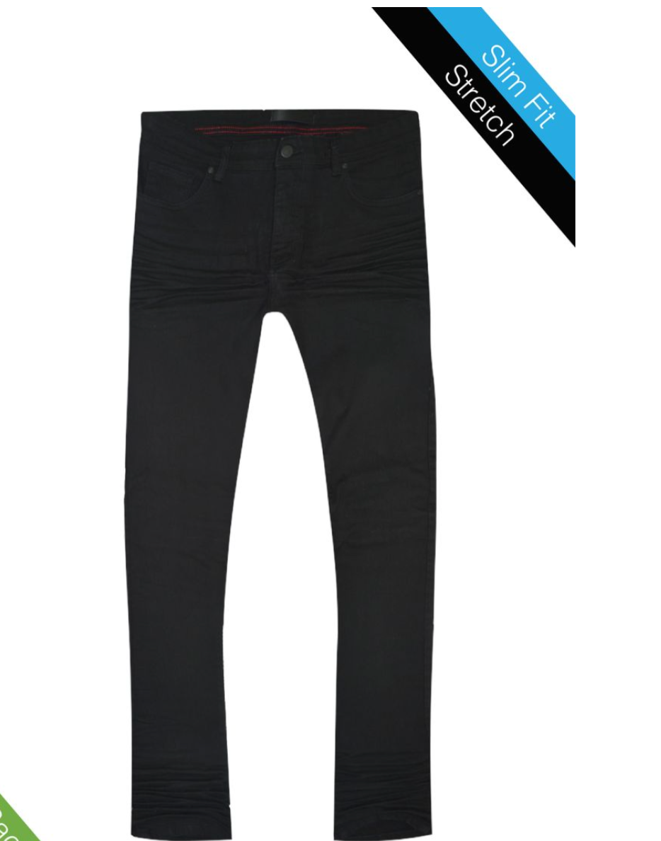 PC05B1 - Jet Black Arketype Jet Black Core Slim Jeans