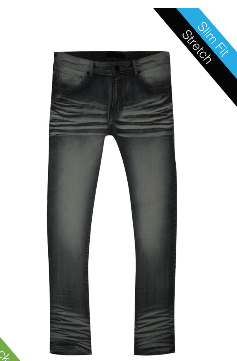 PC05B1 - Wash Arketype Black Wash Core Slim Jeans