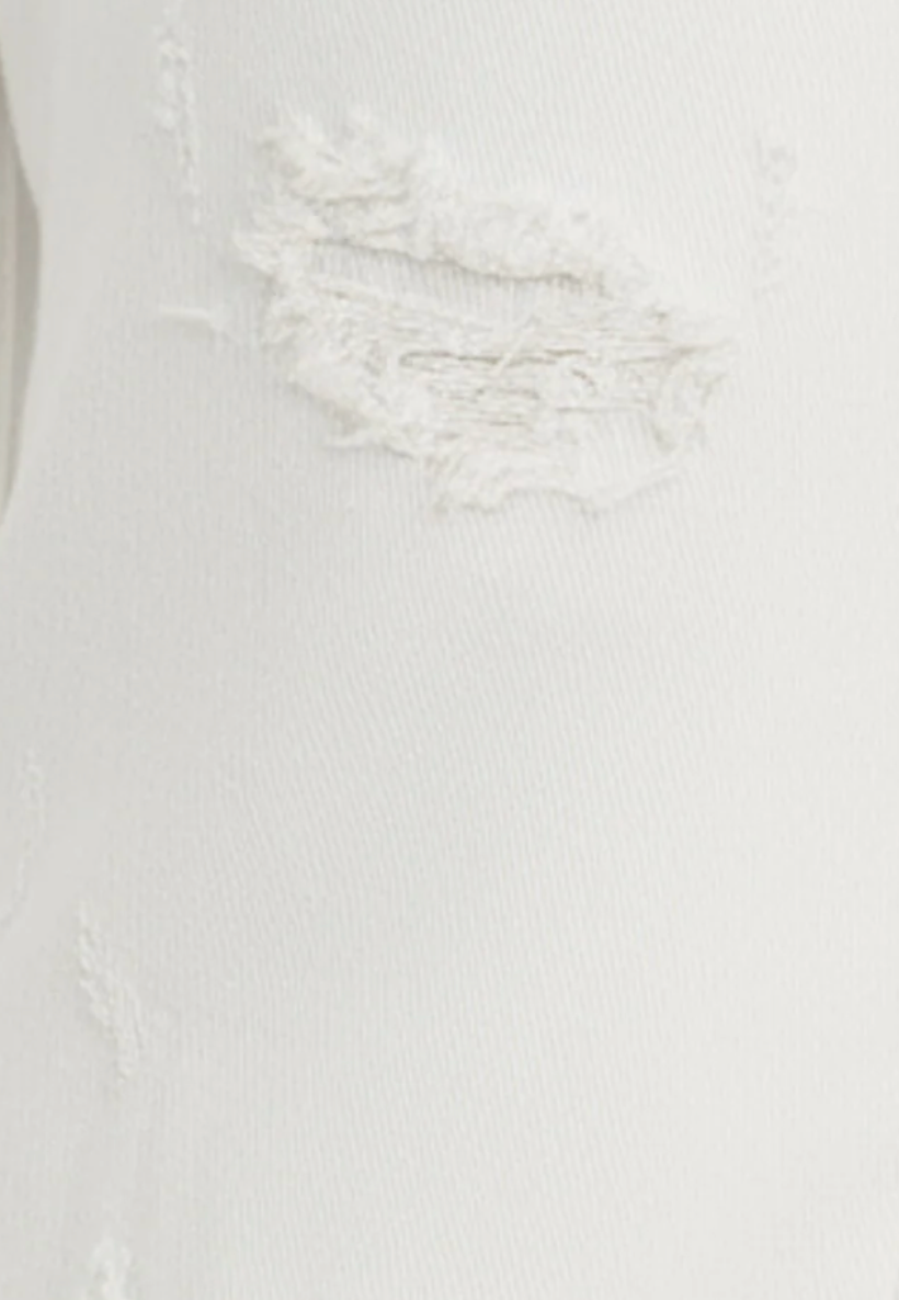 KNB3481 - KDNK WHITE RIP & REPAIR PANTS
