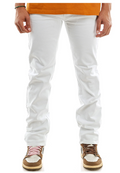 SS201 - KDNK WHITE MEN'S TWILL SLIM PANTS