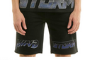 KNC035-KDNK BLACK SHORT MIND STORM