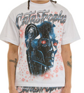 KNC032-KDNK WHITE TEE CATASTROPHE